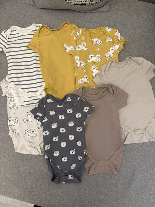 Одежда детская боди C&A  3-6 месяцев одяг дитячий 68 рр боді набір лот