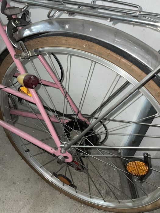 Bicileta pasteleira rosa da Jofeal