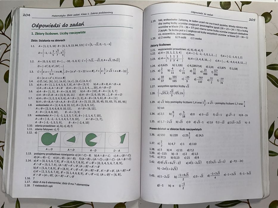 MATEMATYKA 1 Zbiór zadań zakres podstawowy Pazdro