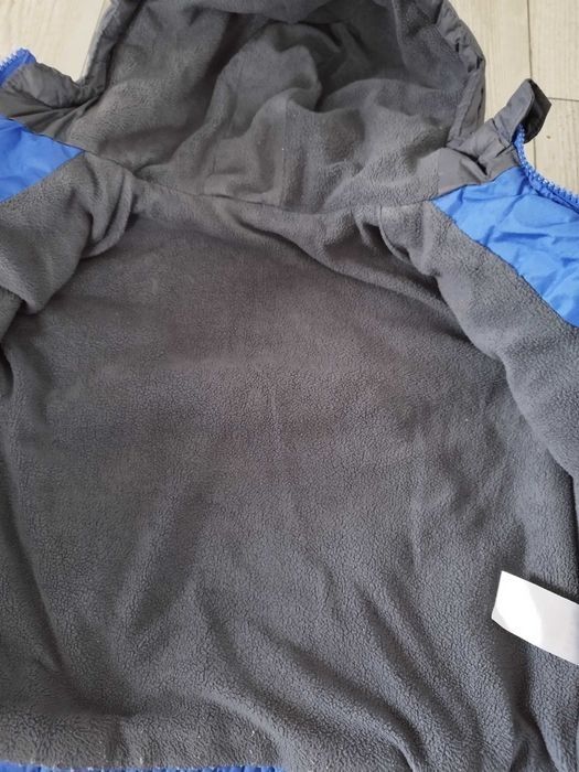 Kurtka 104cm zimowa, gruba, dla chłopca, granatowa