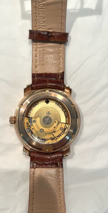 Relógio movimento automatico  plaqué ouro rosa novo