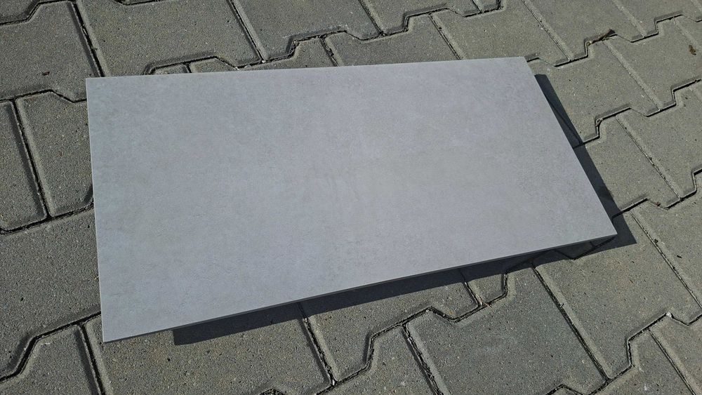 Gres szkliwiony Opal White Mat 30×60 * Imitacja betonu * Płytki podłogowo/ścienne * Mrozoodporne * Rektyfikowane