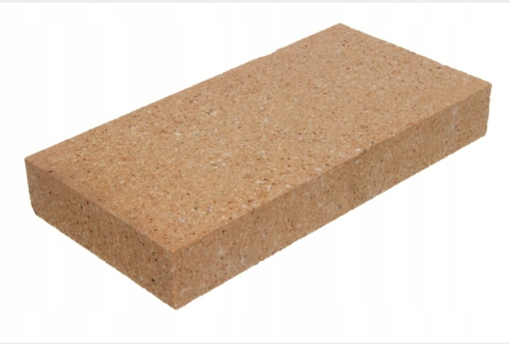 Cegła płytka pełna szamotowa do kominka pieca paleniska