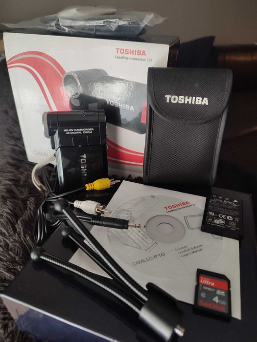 Máquina de Filmar Toshiba Camileo P10