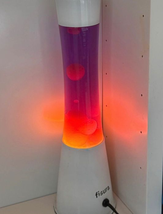 Candeeiro Lâmpada Lava fisura