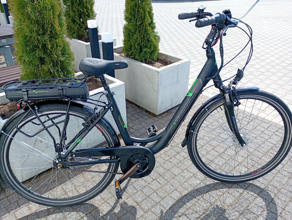 Rower elektryczny, silnik centralny 36V, bateria po regeneracji!