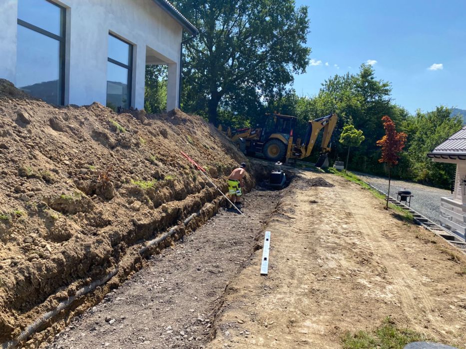 Mur oporowy /Elki betonowe / skarpy poziomowanie terenu
