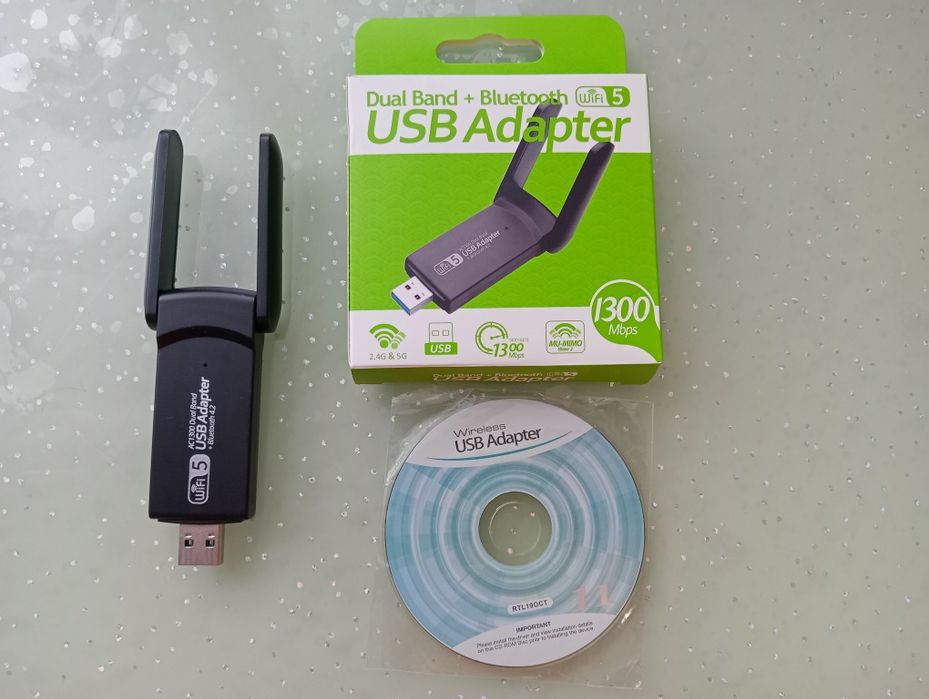 Адаптер WiFi USB3.0 1300 Mbps 2.4G+5G