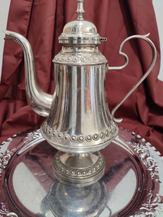 Швеція Чайний сет вінтаж Art Nouveau, ваза чайник метал