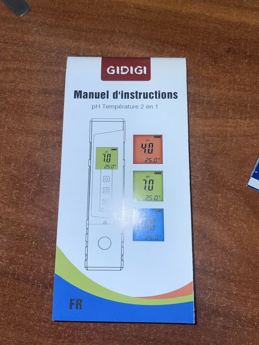 Medidor Digital de pH e Temperatura GIDIGI – Novo