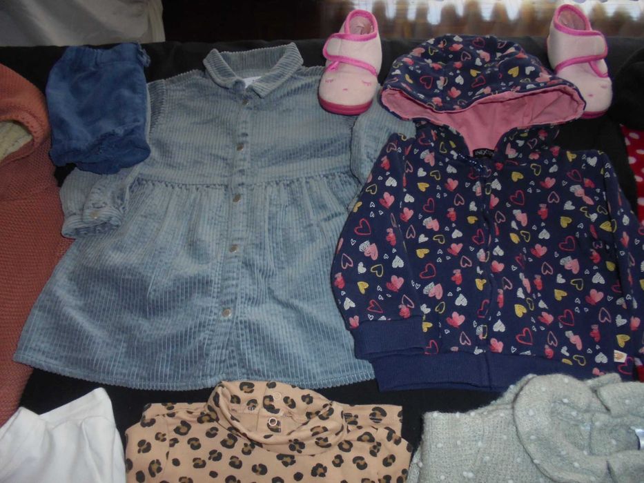 lote de roupa de menina bebé o gatinho