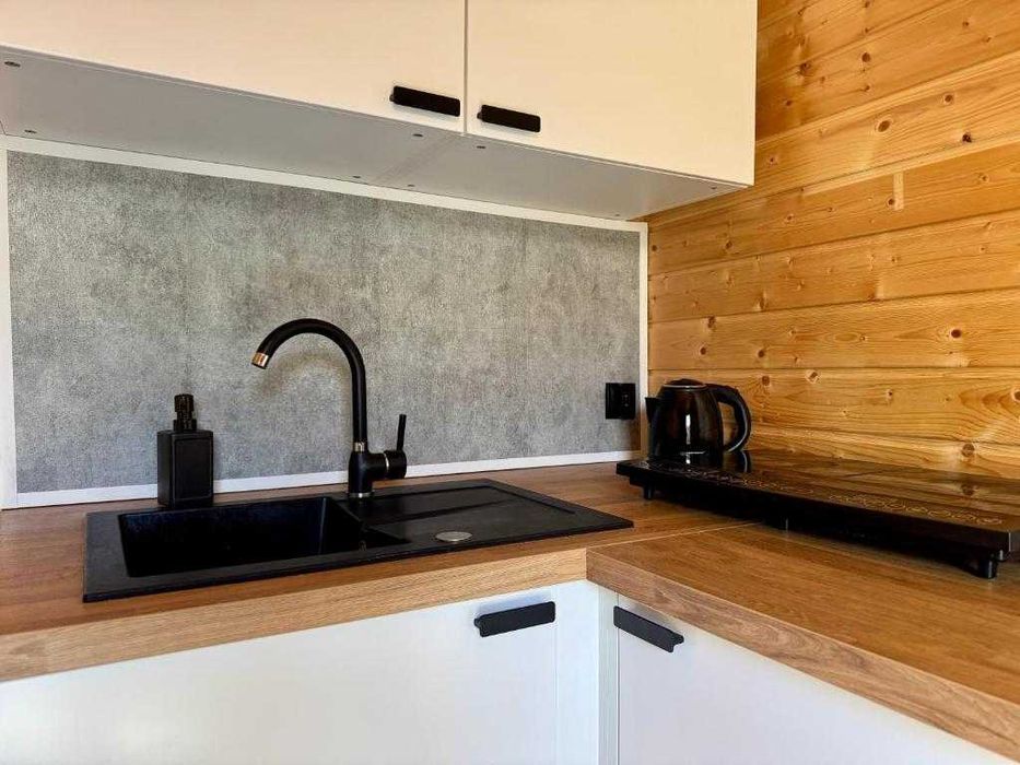 Domki Piotrowice – 5 min do Energylandii, sauna & jacuzzi!