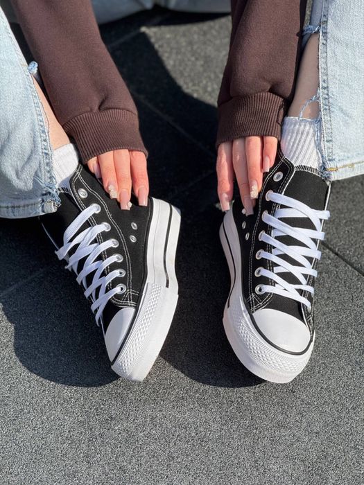 Кеди Converse All Star на високій підошві ,конверси на платформі 4см