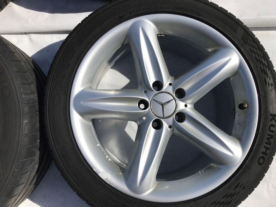Mercedes SL W230 koła Felgi Komplet 8,5Jx18H2 Kumho 255/40/18 99Y…