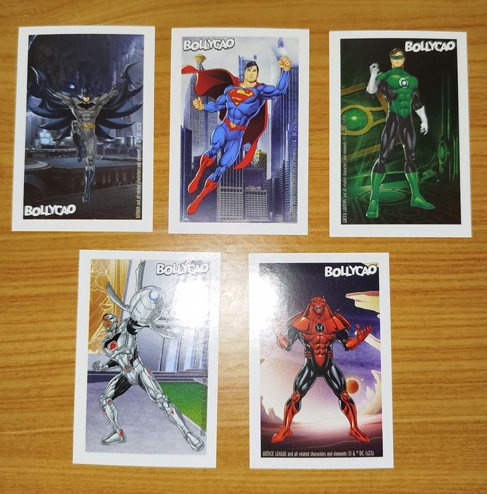 Lote 5 Cromos DC Comics - Bollycao