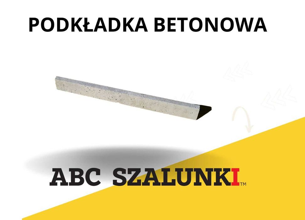 Dystans betonowy listwa 50mm podkładka betonowa 0,5 m