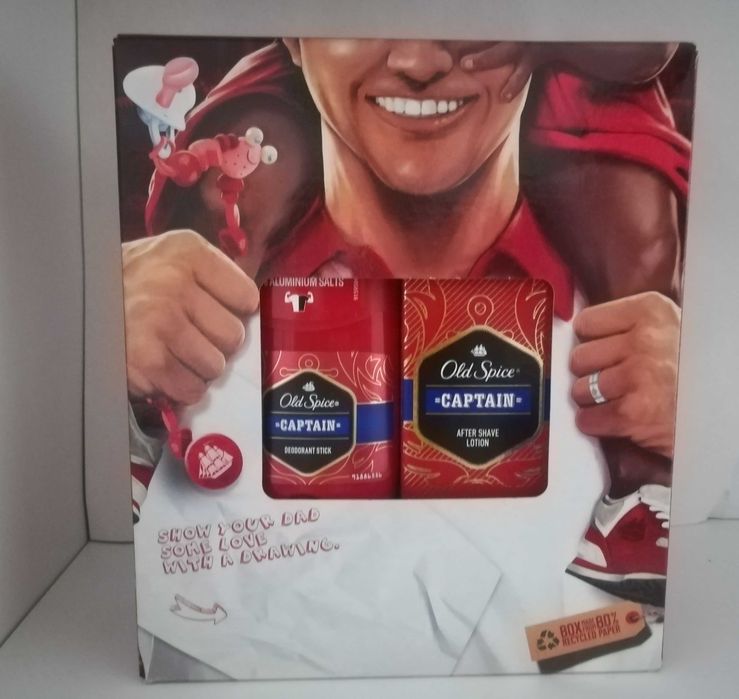 Old Spice Captain novo na caixa