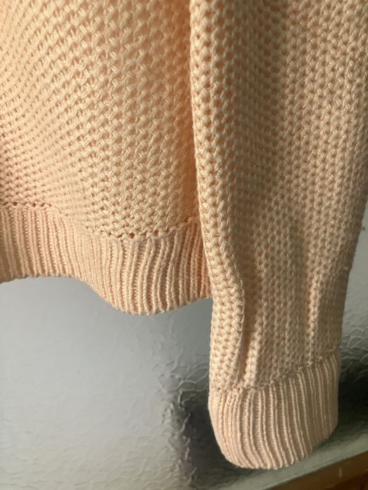Sweter damski Cropp dzianina brzoskwiniowy roz.M