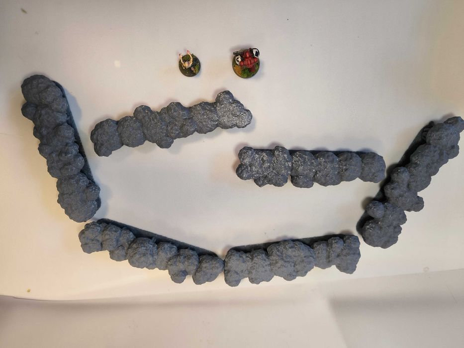 Krzew (B) żywopłot zestaw Makieta Diorama Model