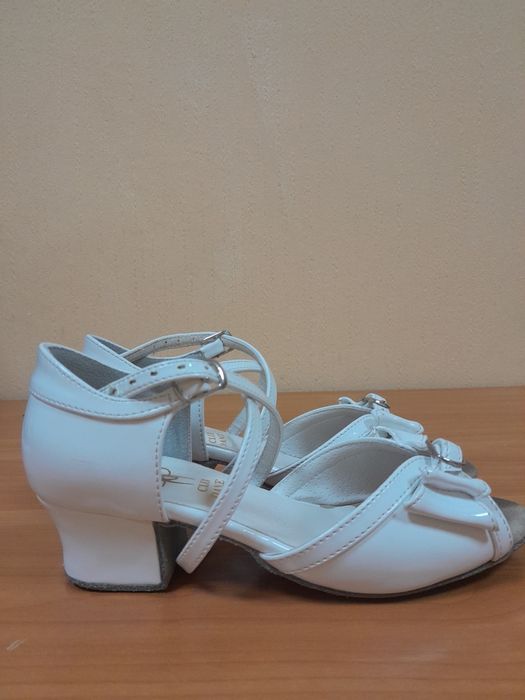 Туфлі-босніжки танцювальні,блок каблук