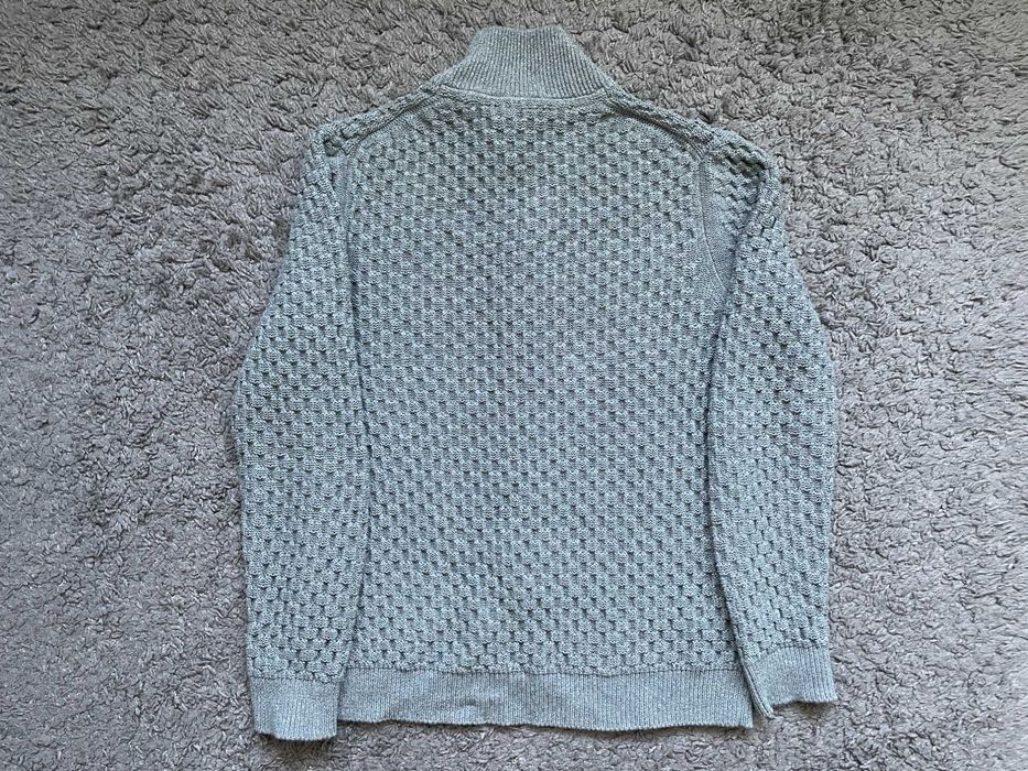 Męski, szary sweter w rozmiarze M