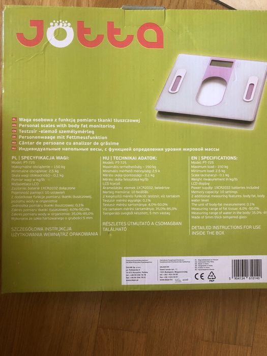Waga łazienkowa elektroniczna