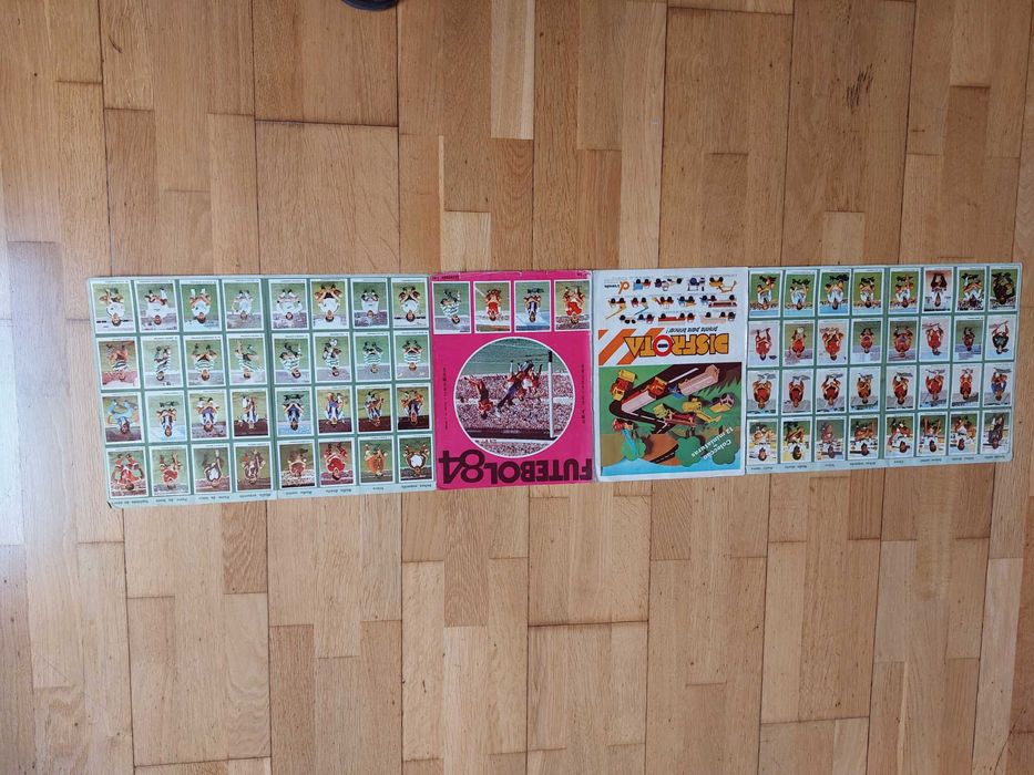Caderneta de cromos "Futebol 84" - Completa