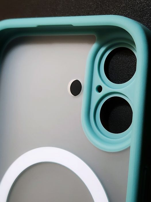 Apple Iphone 16 матовий силіконовий чохол бірюзовий magsafe tocol