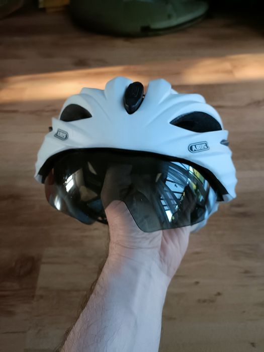 Kask kolarski Abus In Vizz 60 63 rowerowy wizjer okulary rower ochronn