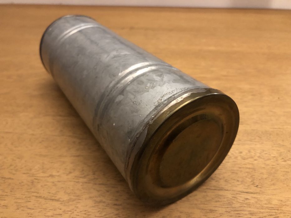 Botija antiga usada como botija de agua quente