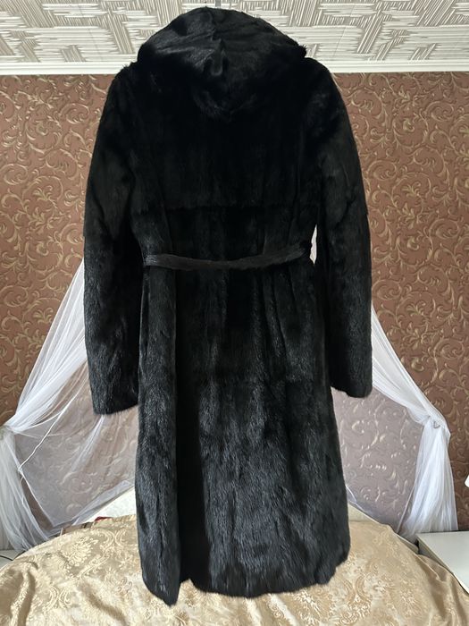 Шуба чорна норка s-xs