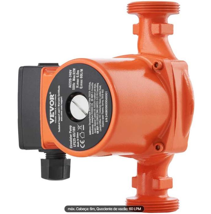 Bomba de recirculação de água VEVOR