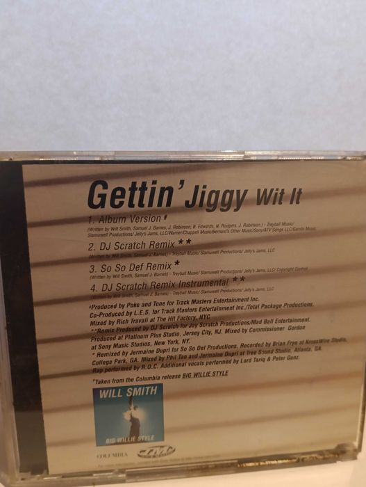 Cd single Will Smith - Gettin' Jiggy Wit It
