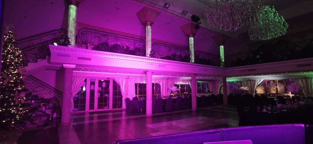 Dwie retro lampy dla Dj 7x 50w