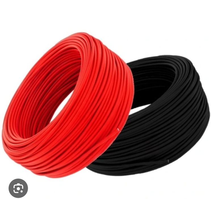 Kabel H1Z2Z2-K solarny 6mm2 czerwony i czarny każda długość nowy