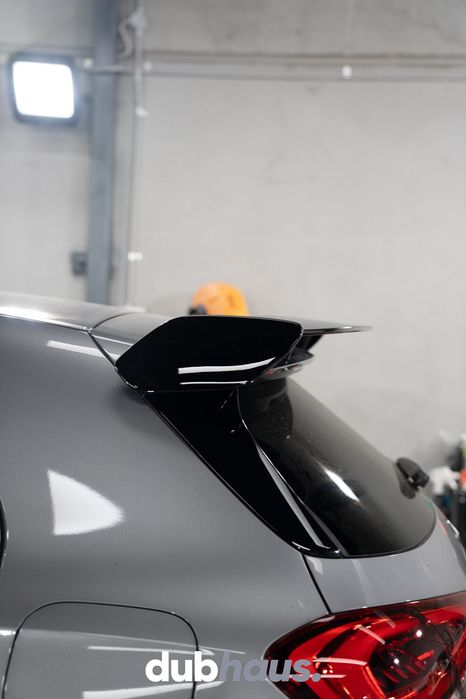 Mercedes W177 Lotka Spoiler A35 A45 Tylną Dokładka Czarny Połysk