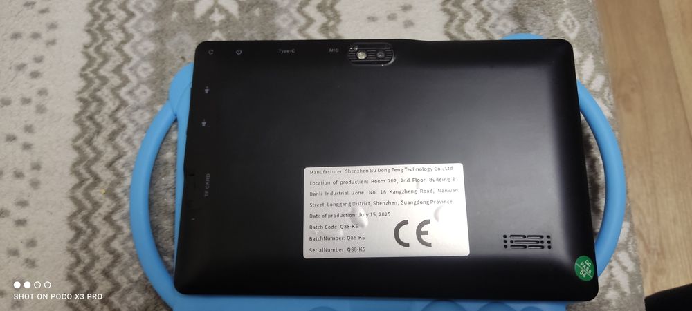 Планшет дитячий навчально-розвивальний Android 13, 7", 4GB/64GB