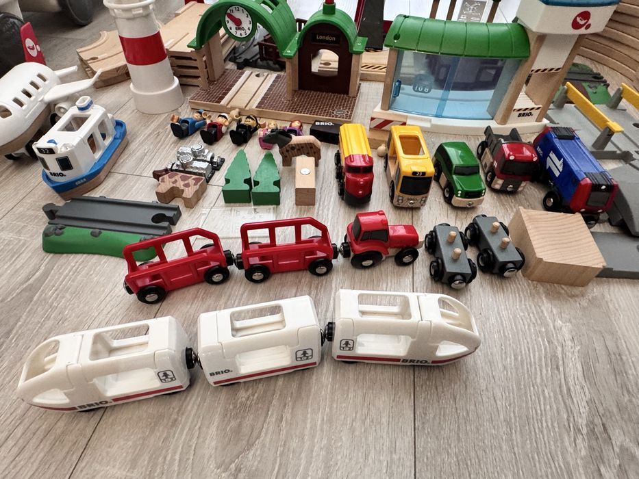 BRIO 33766 Drewnina Kolejka Delixe - Wielki zestaw Tory