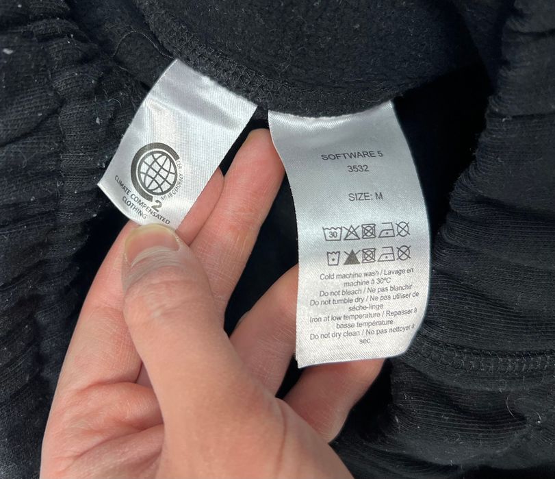 Spodnie Ganni small logo black high end