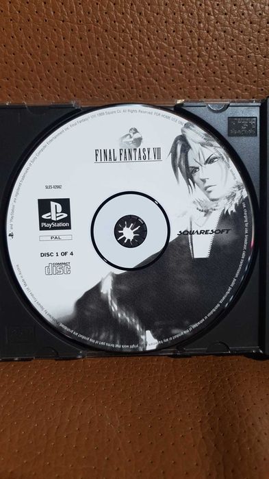 Final Fantasy VIII 8 Black Label Playstation 1 PAL Jogo ps1 psx psone