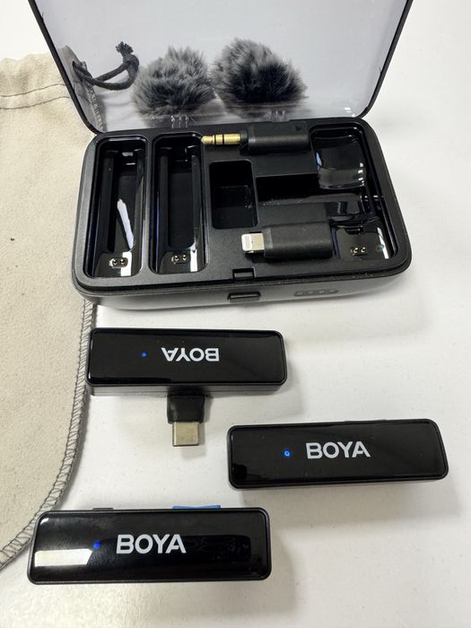 Продам мікрофони BOYA BOYALINK Black