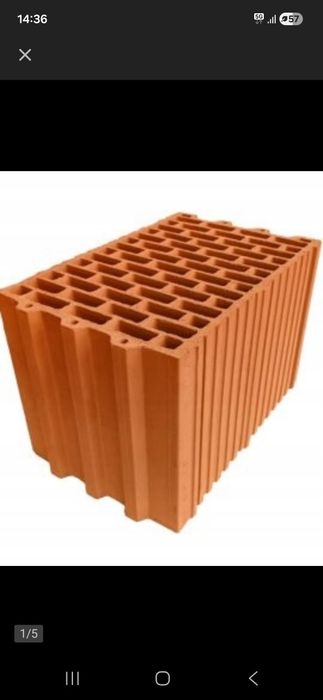 Pustak ceramiczny porotherm szlifowany + dostawa gratis
