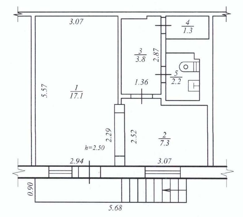 Оренда приміщення 30 м2 фасад Павлоград вул. Заводська, 41  Хімзавод
