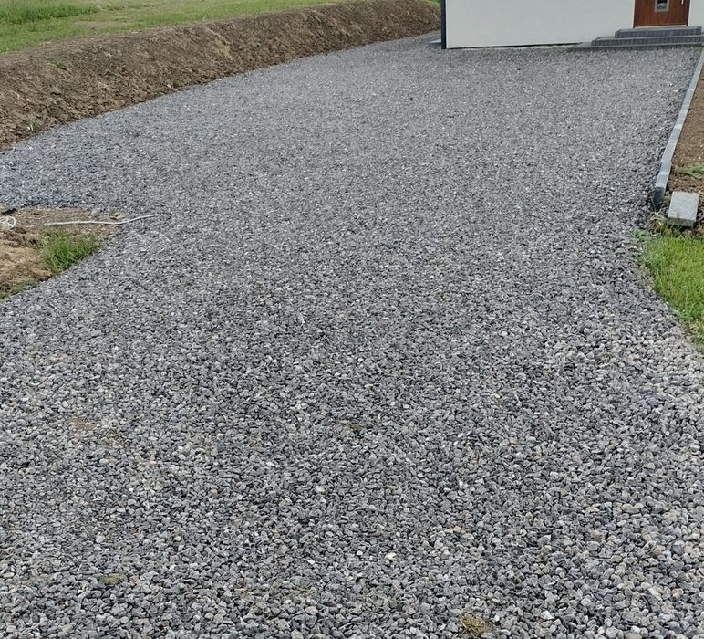 Kruszywo kliniec wisla kamień na podjazd na parking lub plac. Żwir