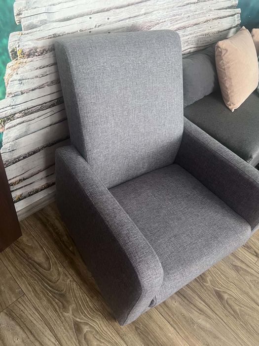 Fotel szary Jysk