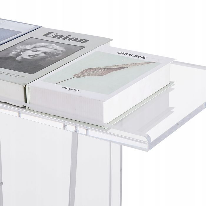 Vevor akrylowy podest stojący 119 cm przezroczysty podium premium