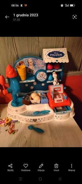 lodziarnia Frozen Elsa kasa dodatki