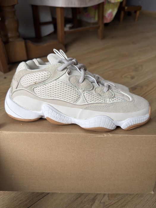 Adidas Yeezy 500 Stone Taupe buty sneakersy beżowe niskie 42 2/3