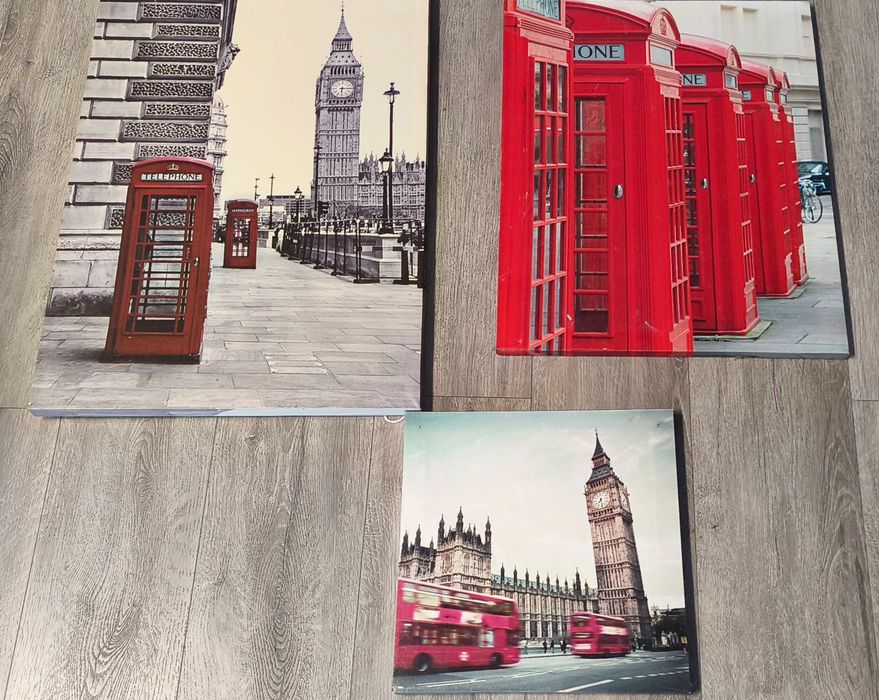 3 Quadros decorativos – Londres