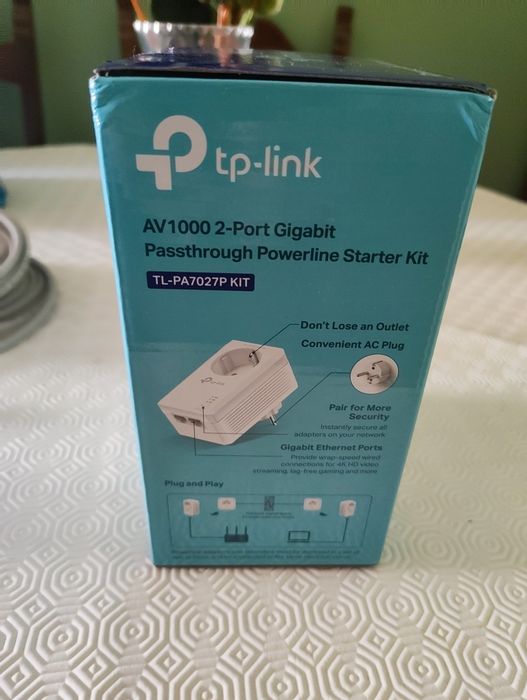Kit Adaptador Powerline TP-Link TL-PA7027P KIT AV1000